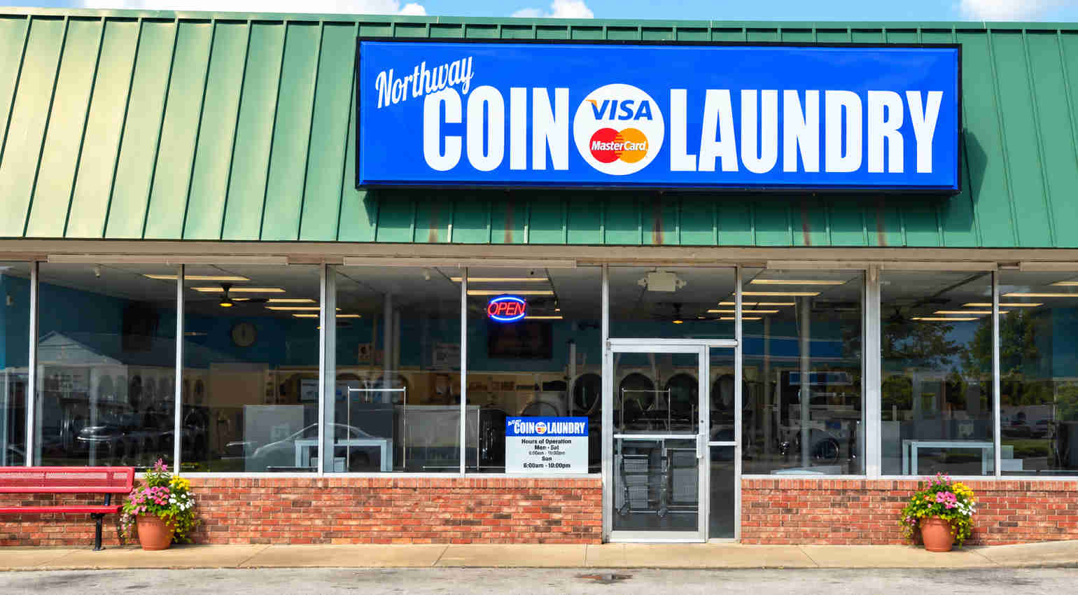 Northway Coin Laundry Front & Entrance